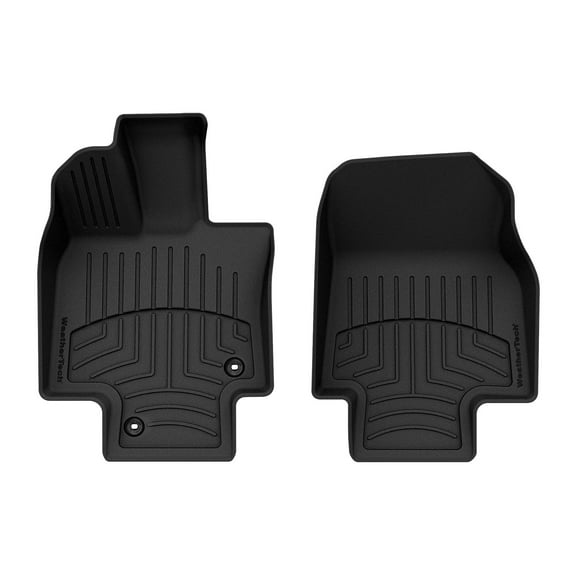 WeatherTech FloorLiner HP Custom Fit Floor Mats compatible with Toyota Highlander Hybrid, Highlander - 1st Row (Driver & Passenger), Black