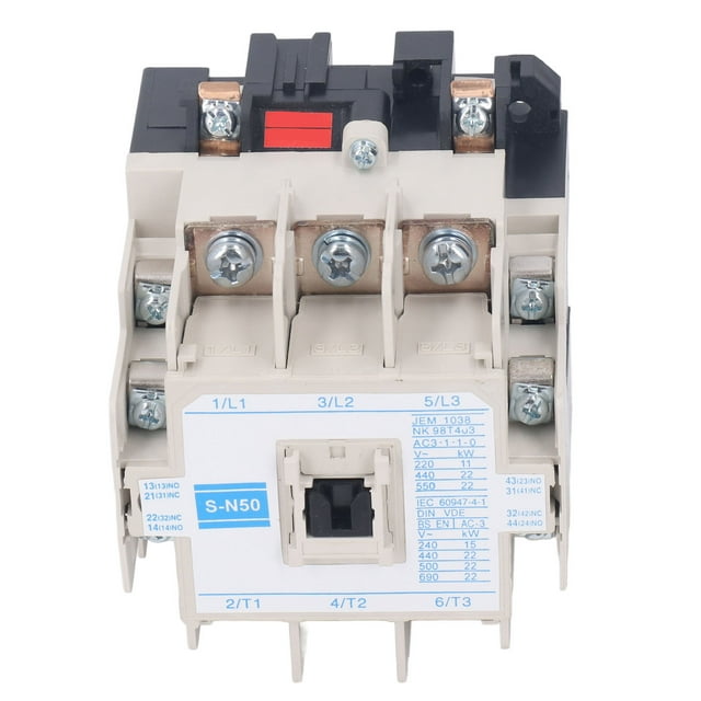 Contactor de CA 3P 4NA 4NC 80A 690V Controlador de interruptor de circuito para equipos de máquinas eléctricas 200-240V