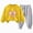 A306-Yellow, variant on Caqnni 4-5 Years Toddler Girl Fall Clothes Outfits Set Top & Sweatpants 2Pcs Cute Home Outdoor 2-8Y 0 6 12 18 24 Months 2T 3T 4T 2 PC Playwear Set A306-Black