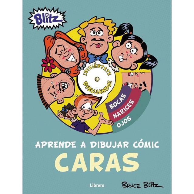 APRENDE A DIBUJAR COMIC LIBRERO CARAS BRUCE BLITZ
