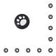 thumbnail image 1 of Injueey Stick Caps Antideslizante Thumbstick Cover Controller Accesorios Suministros de videojuegos para doméstico blanco sobre negro blanco sobre negro 10Conjunto, 1 of 6