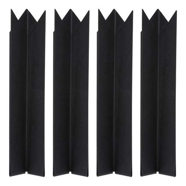 4 piezas Clips de conector herramientas de jardinería para bordes de paisaje 10,2 "de altura negro duradero estacas de Metal de 90 degree para valla