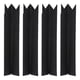 thumbnail image 1 of 4x Clips de conector herramientas de jardinería de 90 grados negro 10,2 "de altura borde de paisajismo estacas de Metal para valla jardín borde al, 1 of 8
