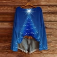 thumbnail image 4 of gakvbuo Christmas Sweater for Women Pullover Tops Fall Tunic Blouse Hoodless Sweatshirt 1, 4 of 6