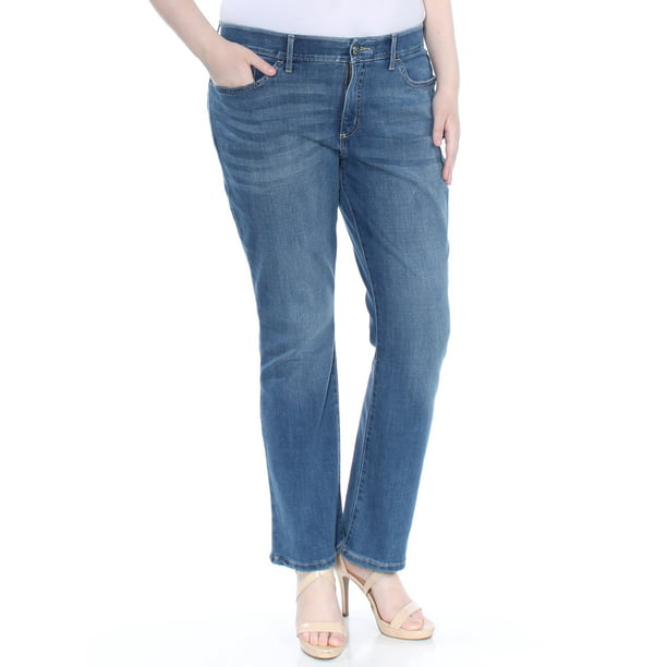 Lee - LEE Womens Blue Fit-flex Jeans Size: 16 - Walmart.com - Walmart.com
