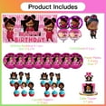 thumbnail image 2 of Boss Baby Africa Girl Party Supplies Decor Tableware Backdrop Banner Cake Topper Balloons Birthday Decorations, 2 of 7