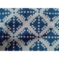 thumbnail image 4 of oneOone Organic Cotton Voile Fabric Check Kasuri Printed Fabric 1 Yard 42 Inch Wide, 4 of 4