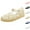 Gold, variant on CYRBOKO Little Girls Jelly Sandals 2025, Beach Beach Closed Toe Soft Soled Flat Shoes Gold Size 11(Little Kids)
