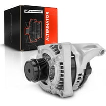 A-Premium Alternator Compatible with Jeep Liberty 2005-2006 L4 2.8L, 12V 150A 6-Groove Decoupler Pulley Clockwise