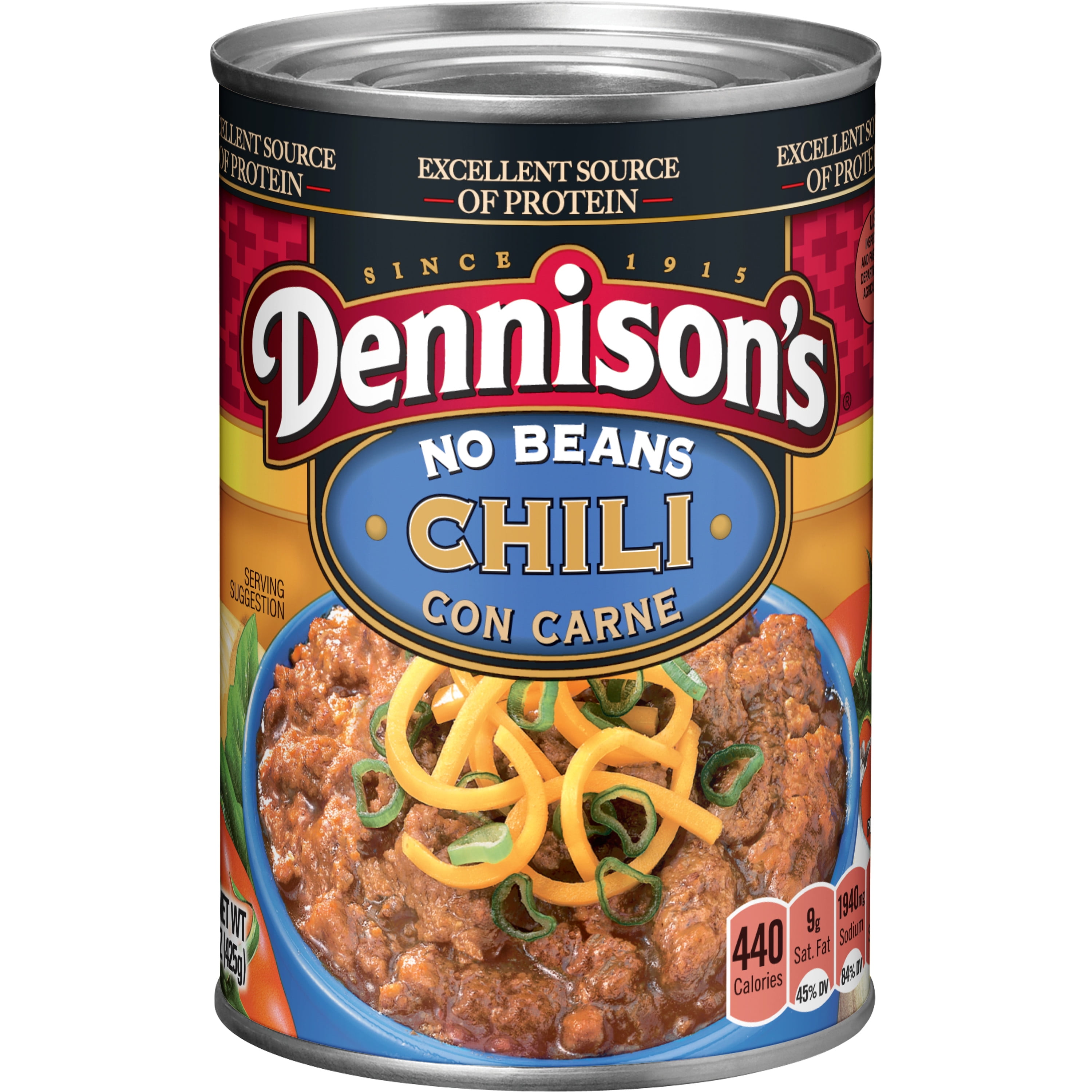 Dennisons No Bean Chili Con Carne 15 Ounce