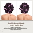 thumbnail image 2 of Kdxio Breast Cancer Awareness3 Pattern Satin Bonnet Silk Bonnet Hair Bonnet for Sleeping Hair Bonnets for Women Curly Natural Hair, 2 of 6