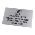 TeeRees 1 Sign Parcel Box Signs Parcels Post Note Plaque Parcel Box ...