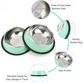 thumbnail image 3 of 2 Pack Stainless Steel Dog Bowls, Food and Water Non Slip Anti Skid Stackable Pet Puppy Dishes for Small, Medium and Large Dogs, 3 of 6