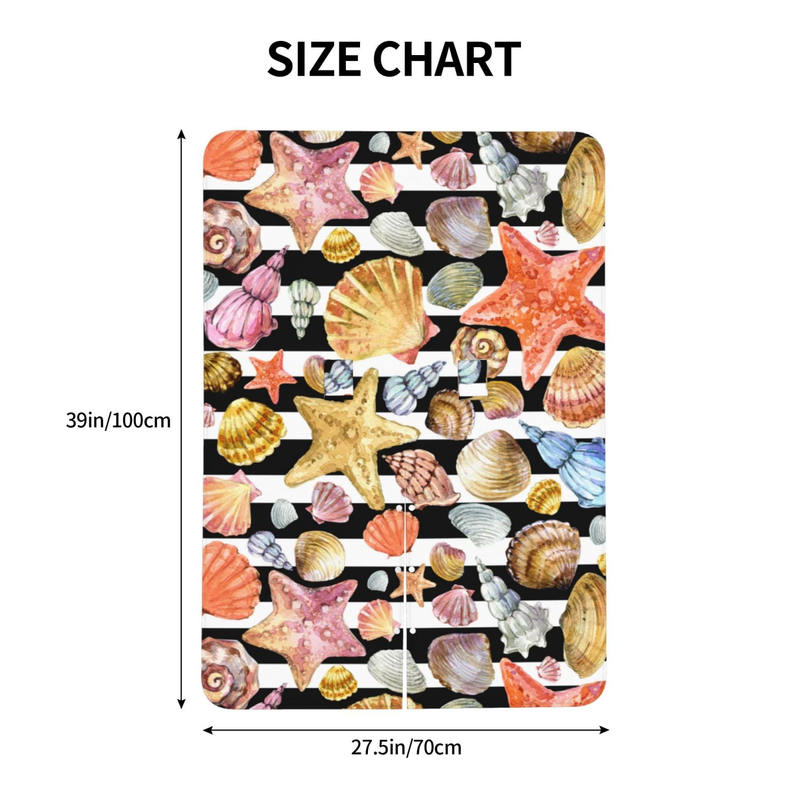 Naloa Sea Shell Baby Car Seat Cover, Breathable Baby Carrier Cover, Multiuse Baby Carrier Cover & Nursing Breastfeeding Cover