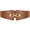 Brown, variant on JASGOOD Wide Elastic Belts for Women Fashion Stretch Waist Belt for Dresses Coats