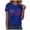 Blue, variant on enyan 250th Anniversary USA Shirt Womens United States 250th T-Shirt 1776-2026 American Flag Graphic Tee 4 of July Top Women's T-Shirts Blue,XXL