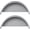 1 pack, variant on KOJEM Round Single Axle Fender Fits 14"-16" Tire with High Back Skirt 9" x 32" x 16" 1 Pack Steel Trailer Fender