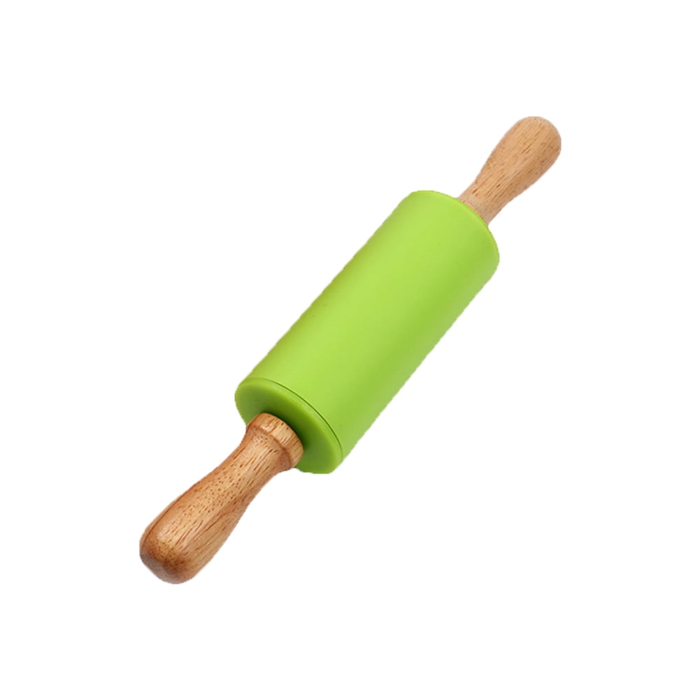 10 Pieces Suclain Wooden Mini Rolling Pin 6 Inches Long Kitchen Baking Rolling Pin Small Wood Dough Roller for Children Fondant Pasta Pastry Pizza Crafting and Imaginative Play 
