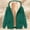 Army Green, variant on Womens Fleece Lined Zip Hooded Warm Jacket, Mid Length Dual Front Pockets Paw Heart Print Loose Cut for Family Outing Daily Layering Red M