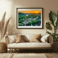 thumbnail image 3 of Harpers Ferry Rise - Harpers Ferry West Virginia Photography Landscape Rural Scenic Architecture Sunset Travel Poster Bridge Black Framed Wall Art Print 8 x 10 inches, 3 of 4