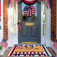 thumbnail image 4 of SIfdSeng Custom Last Name Doormat for 4th of July Patriotic Front Door Welcome Mat with and Design, 4 of 8