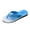 Blue, variant on Akiihool Ladies Sandals Wide Width Men's Flip Flops Outdoor Thong Sandals Arch Support Slip Resistant (Red,9.5)