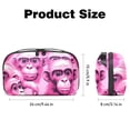 thumbnail image 5 of Monkey Charger Organizer Hard Drive Bag Cable Cord Organizer Small Storage Pouch Oxford Fabric Waterproof Electronic Digital Accessories Travel Case 5.9x9.44x3.14 in., 5 of 6