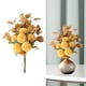 thumbnail image 5 of Ramo de flores artificiales, adorno de seda, ramo de novia DIY, realista Amarillo, 5 of 7