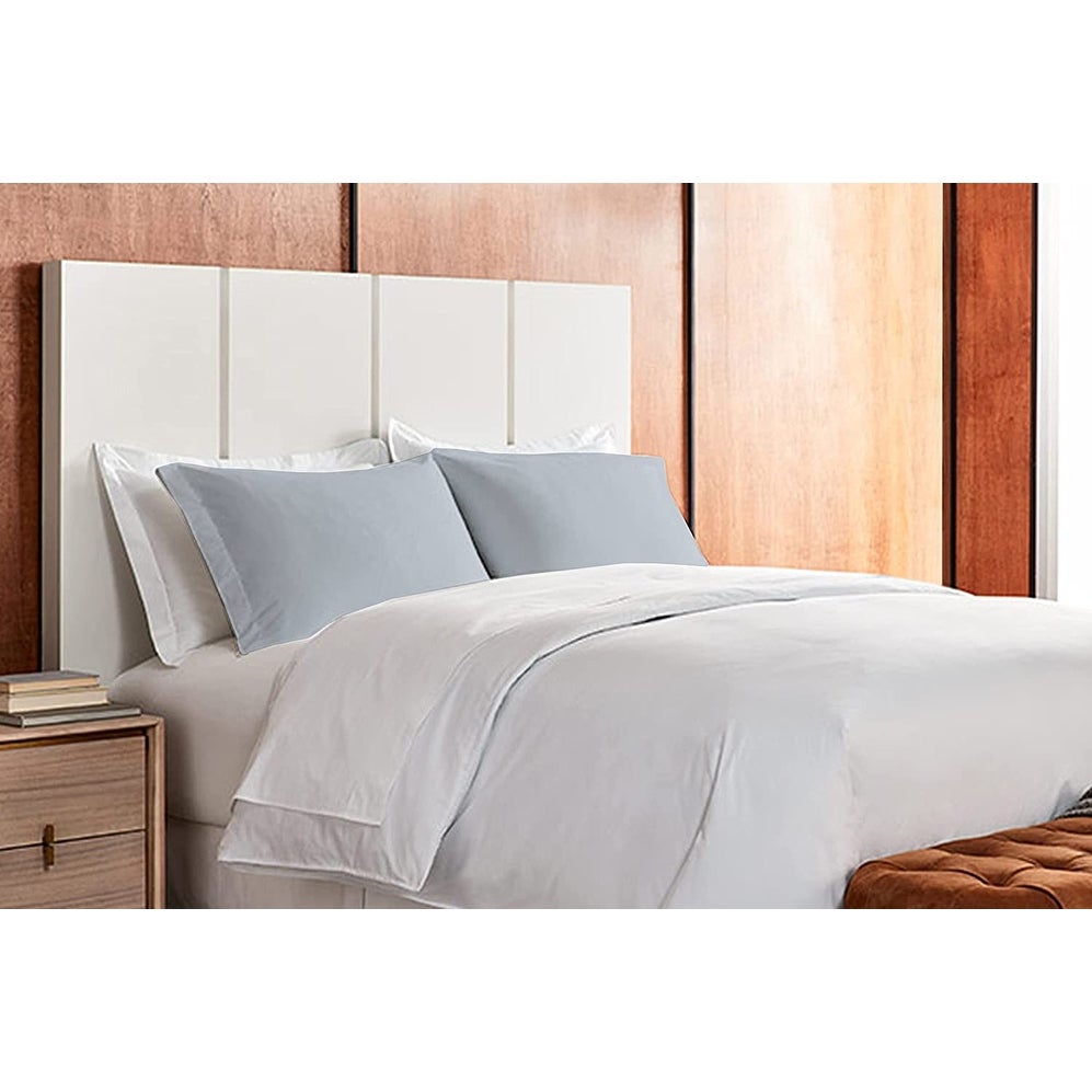A1HC 100% Organic Cotton Pillow sham, 300 Thread Count, 2-Piece GOTS Certified , Fair Trade Certified, Soft & Silky Sateen Weave