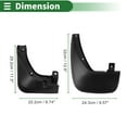 thumbnail image 3 of Unique Bargains Mud Flaps Splash Guards Mud Guards for Kia Sportage 2007-2012 with Mount Accessories, 3 of 6