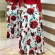 thumbnail image 3 of Vestidos de invierno y otoño para mujer, vestido largo maxi con estampado floral de moda de manga larga, vestido informal para mujer, 3 of 5
