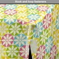 thumbnail image 4 of Floral Dog Crate Cover, Botanical Theme Abstract Colorful Flowers in Circular Shapes on Plain Background, Easy to Use Pet Kennel Cover for Medium Large Dogs, 35" x 23" x 27", Multicolor, by Ambesonne, 4 of 6