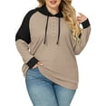 thumbnail image 2 of NISVIYA Winter Plus Size Tops for Women Loose Fit Long Sleeves Sweatshirts Casual Buttons Up Hoodies, 2 of 6