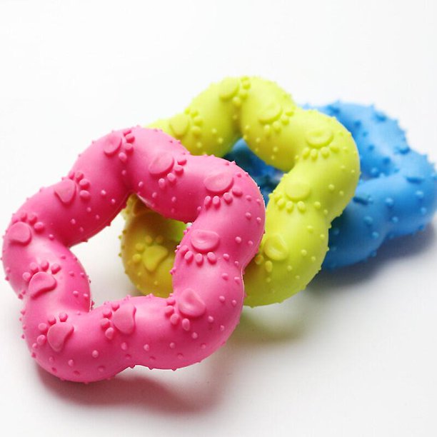 3 juguetes para masticar, juguete duradero con anillo de goma para perros, juguete de limpieza de dientes para perros grandes y medianos, juguete para entrenamiento de perros al aire libre