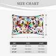 thumbnail image 6 of Balery Mexican Bright Style Bedding Queen Pillow Cases - Envelope Closure - Soft Brushed Microfiber Fabric - Shrinkage and Fade Resistant Pillow Cases-14"x20", 6 of 9