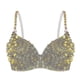 thumbnail image 5 of Women's Tribal Glitter Sparkle Belly Dance Beaded Sequined Bra Top, 5 of 5
