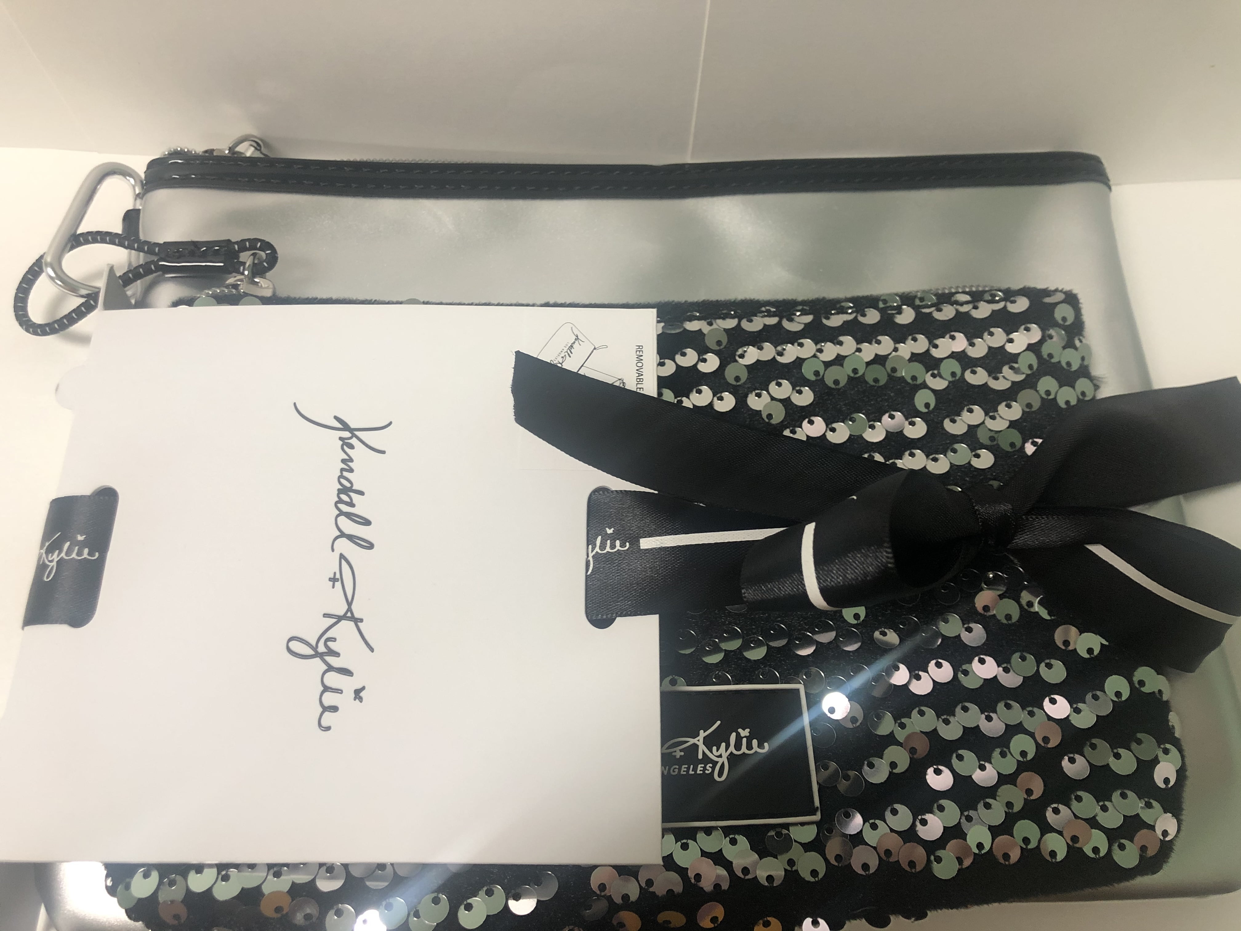 Kendall and kylie silver bag hot sale