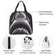 thumbnail image 4 of Disketp Black And White Shark Bolsa Térmica para Almuerzo para Hombre y Mujer, Ideal para Trabajo, Senderismo y Picnic, 4 of 8