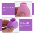 thumbnail image 2 of Makeup Brush Protector Covers Pink Silicone 6Set 2.3x1.9x0.8in, 2 of 4
