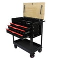 thumbnail image 7 of Homhougo Rolling Tool Cart with 3 Drawer Adjustable Shelf Locking System Storage Cabinet for Garage Warehouse Repair Shop, 7 of 7