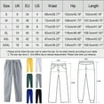 thumbnail image 3 of Jogger Sweat Pants for Women Clearance Wide Leg Straight Leg Active Sweatpants Joggers Comfortable Athletic Sweatpants Womens Lounge Pants Grey High Waisted Yellow XXL, 3 of 3