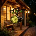 thumbnail image 4 of Brixlen Green Solar Wrought Iron Bee Hanging Light, Waterproof LED Garden Ornament Lamp, Solar Powered Hanging Decor for Yard Patio Porch Tree Outdoor Decorations, 4 of 4