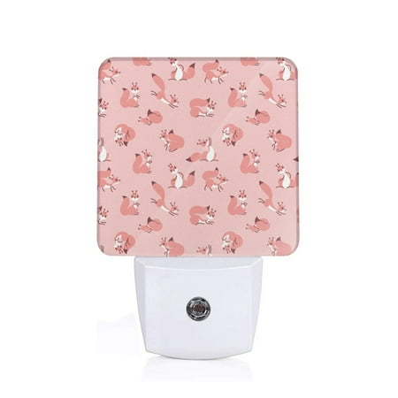 

Naloa Fox Night Lights Plug into Wall Dusk to Dawn Sensor Warm White Led Night Light 0.5W Nightlight suit for Adults Bedroom Bathroom Hallway Kitchen