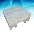 thumbnail image 2 of MasteelfCA Boîte de Rangement Portable Transparente pour Piles 18650 26650 AA AAA, Support en Plastique (Transparent), 2 of 8