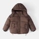 thumbnail image 5 of Parkas de manga larga, chaqueta de invierno con capucha y plumón cálido para niños y niñas, ropa infantil mediana y grande, chaqueta gruesa y corta, tops de algodón para niños., 5 of 9