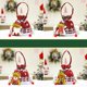 thumbnail image 4 of Bolsos de caramelos navideños con mango de dibujos animados de oso Elk Santa muñeco de nieve con cordón de regalo, bolsa de Goodie, recuerdos de fiesta para niños adultos, muñeco de nieve Feliz Sencillez, 4 of 5