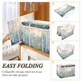 thumbnail image 2 of Yayeee Collapsible Cube Storage Bin with Lid Fabric Closet Decorative Basket with Handles, Night Deer, 2 of 7