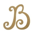 thumbnail image 1 of Wooden Letter Unfinished, Happy Days Font, Craft Cutout, 1 of 3