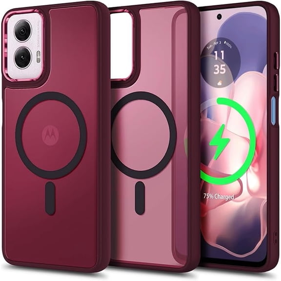 NGB SUPREMACY For moto g POWER 5G 2024 Phone Case Wireless Charging MagSafe/Qi Magnetic Car Mount Motorola g POWER 5G 2024 Case Cover