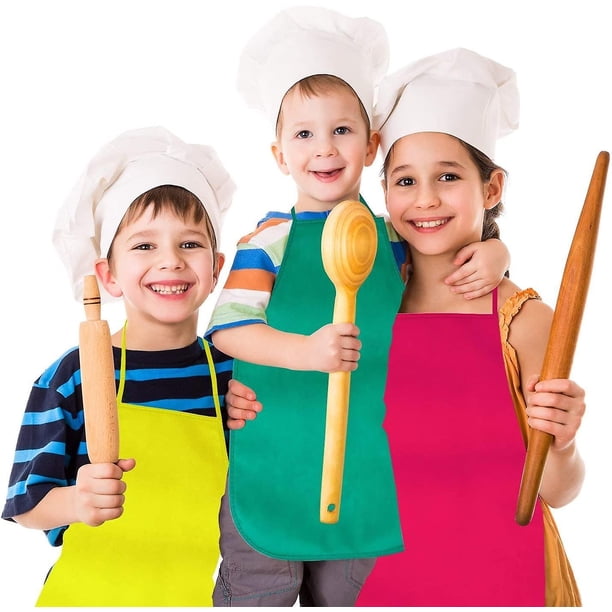 Pack De 2 Delantales Infantiles Con Mangas Para Pintar | Impermeables Y Ajustables | Actividades De Arte, Cocina Y Manualidades | Talla Única 60x45 Cm